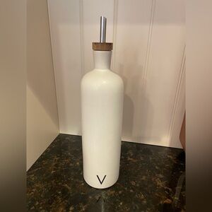 Pottery barn vinegar bottle stoneware